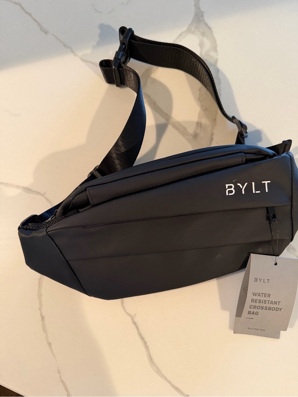 BYLT Black Water-Resistant Crossbody Sling Bag